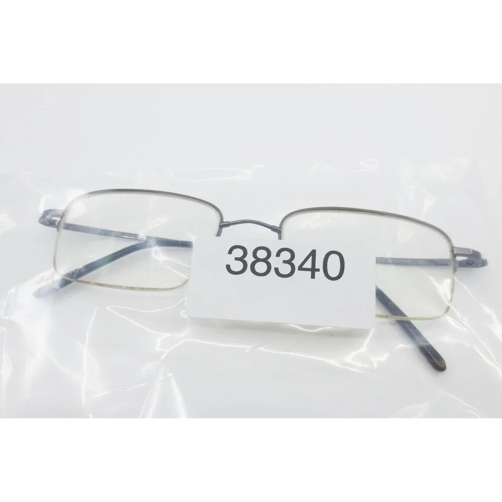 Flexon 632 by Marchon Eyeglasses Gunmetal Rectangular Frames 53-19-145 38340